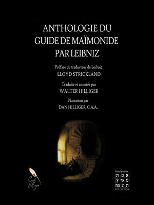 cover image of Anthologie du Guide de Maïmonide par Leibniz
